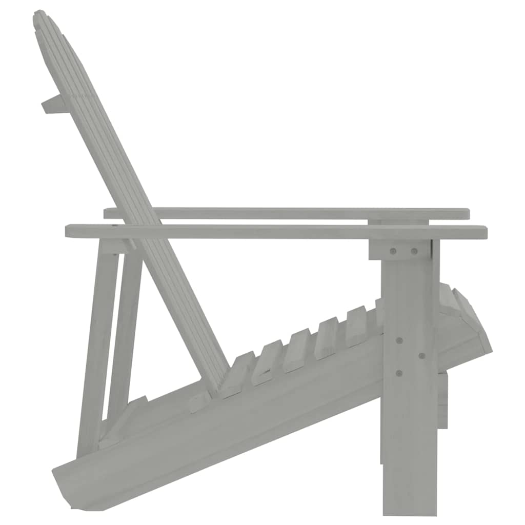 Garden Chair Wood Grey