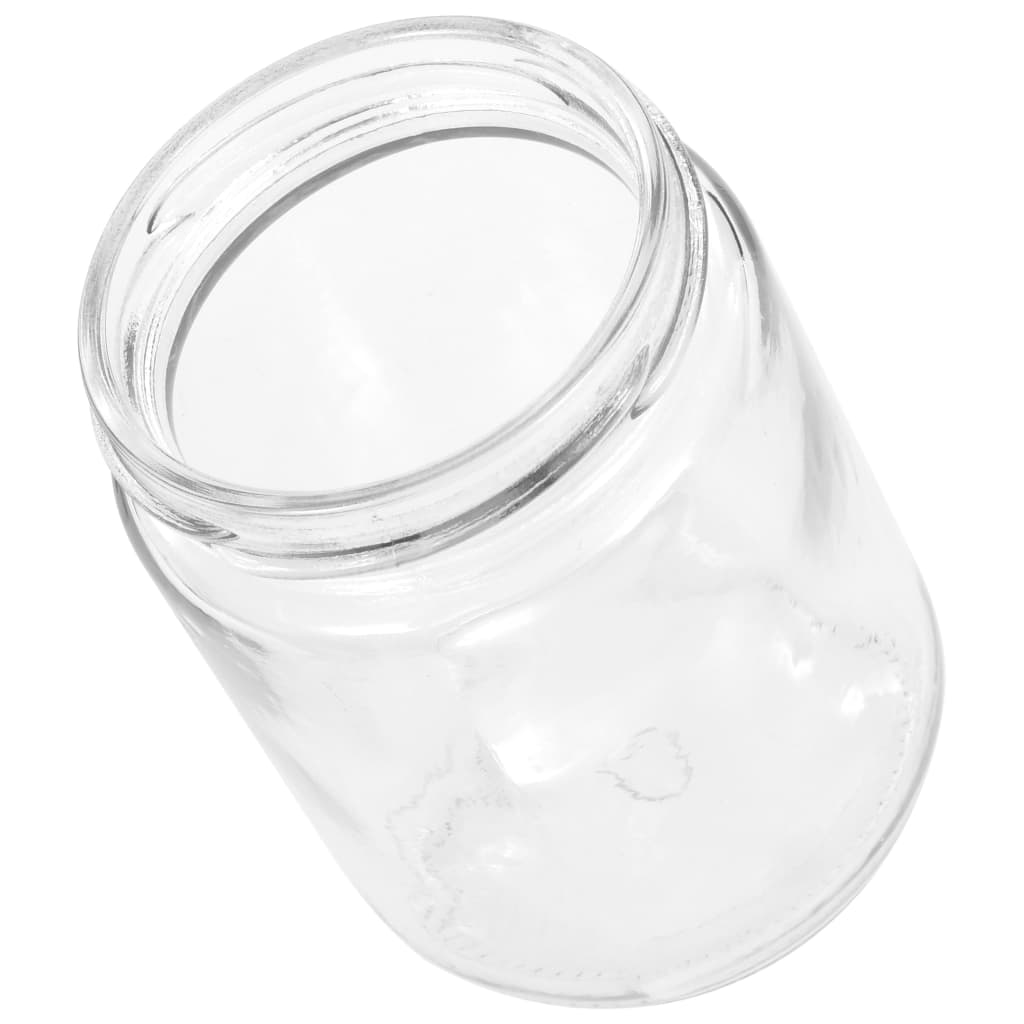 Glass Jam Jars with Gold Lid 96 pcs 230 ml