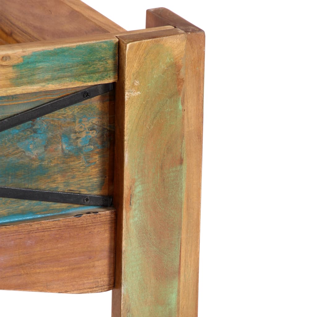 Bed Frame without Mattress Solid Reclaimed Wood 140x200 cm