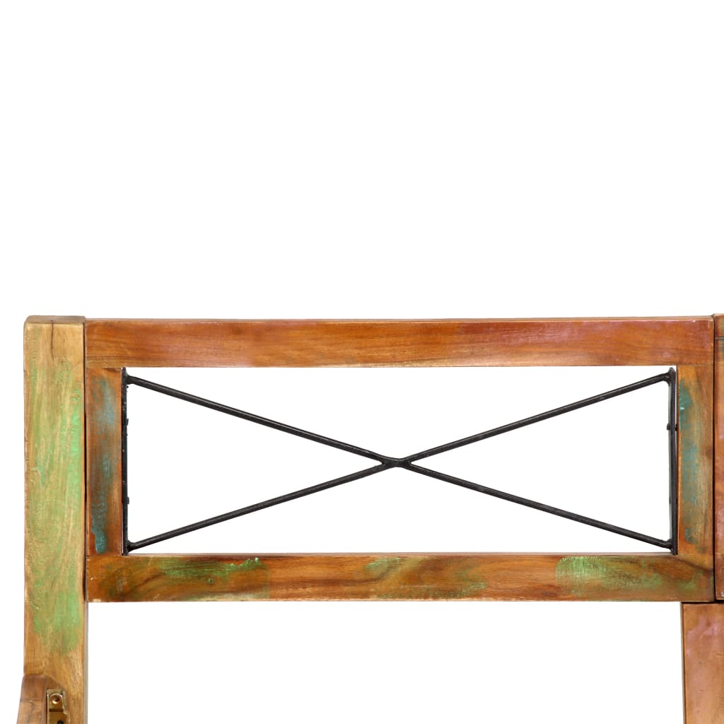 Bed Frame without Mattress Solid Reclaimed Wood 140x200 cm