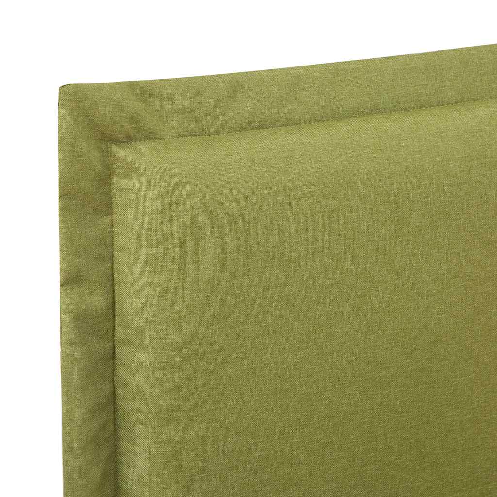 Bed Frame without Mattress Green Fabric 135x190 cm Double