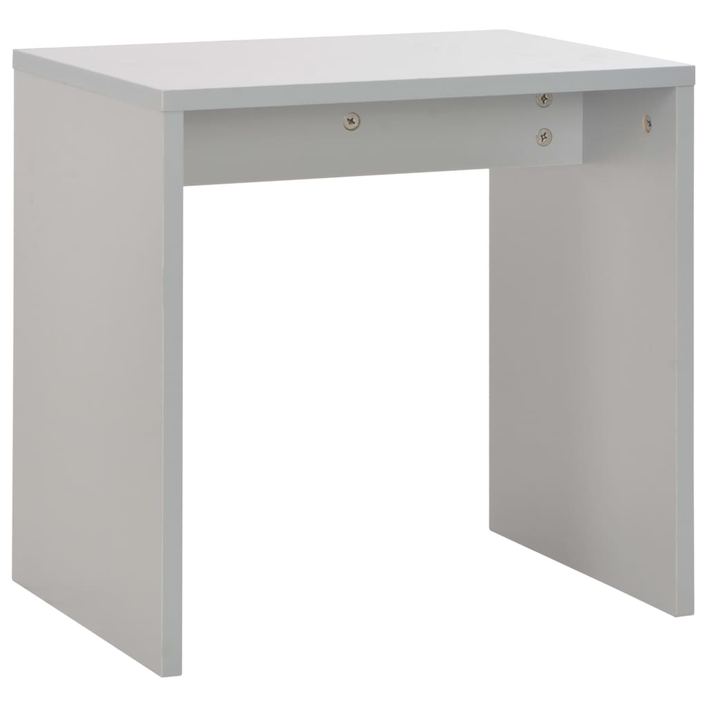 Dressing Table With Mirror And Stool Grey 104X45X131 Cm