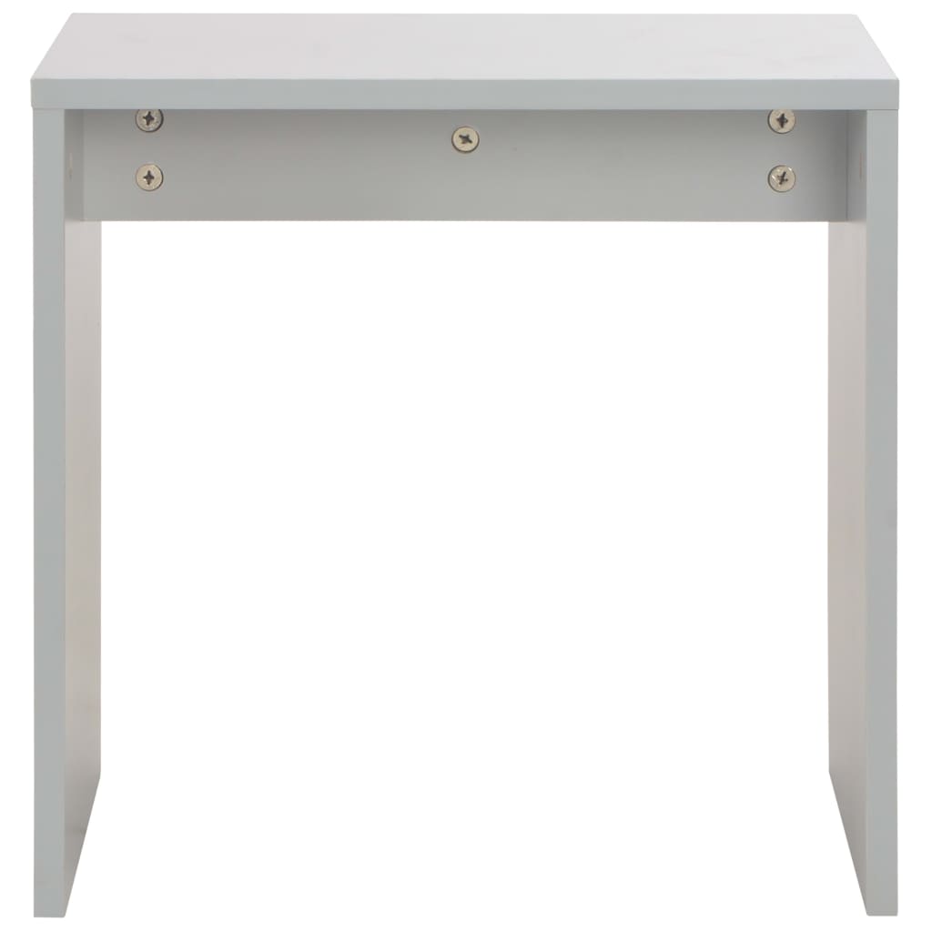 Dressing Table With Mirror And Stool Grey 104X45X131 Cm