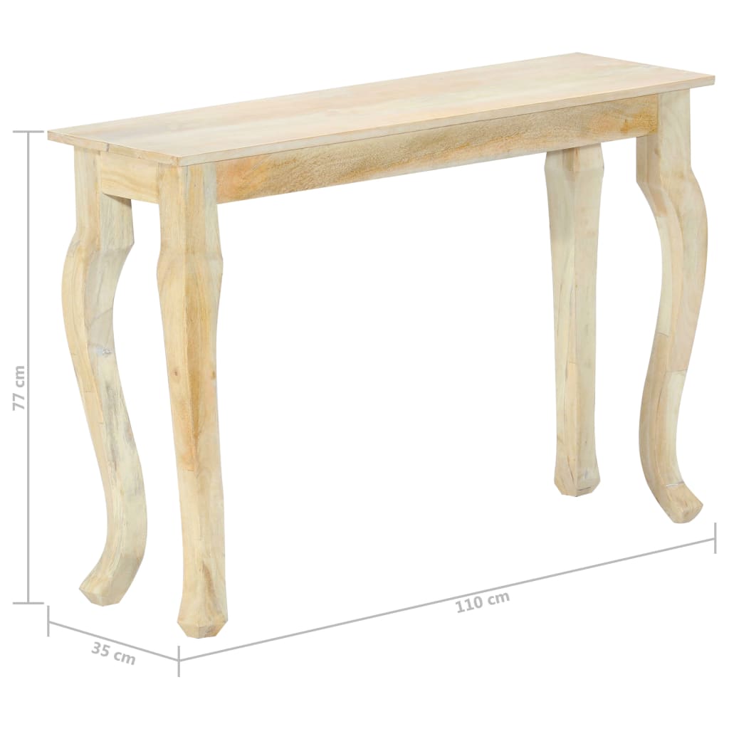 Console Table 110x35x77 cm Solid Mango Wood