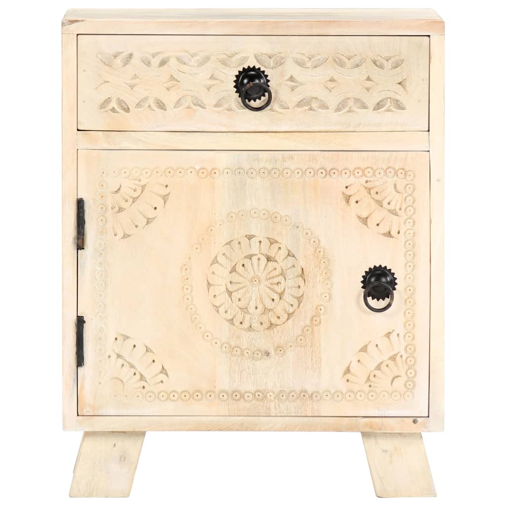 Bedside Cabinet 40x30x50 cm Solid Mango Wood