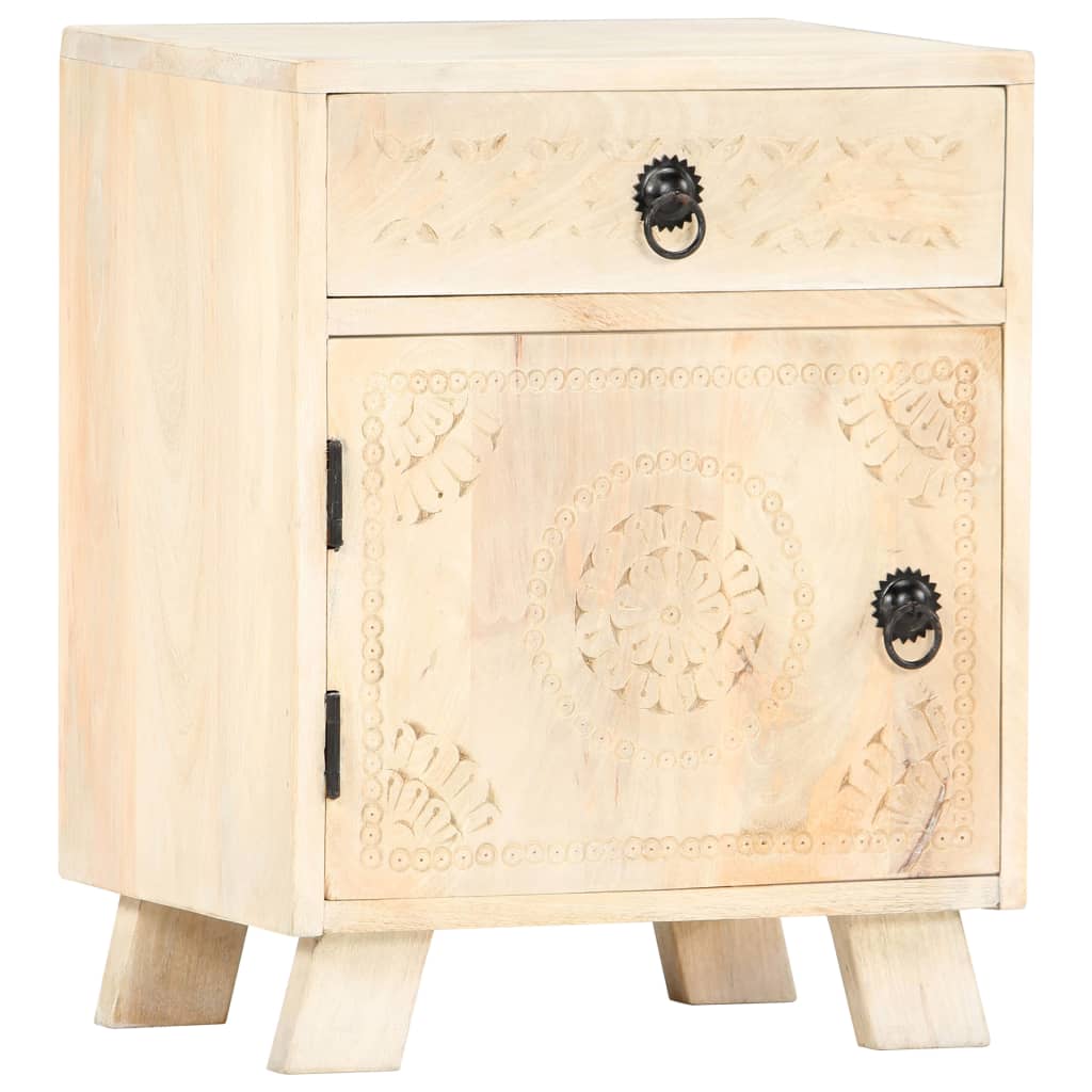 Bedside Cabinet 40x30x50 cm Solid Mango Wood