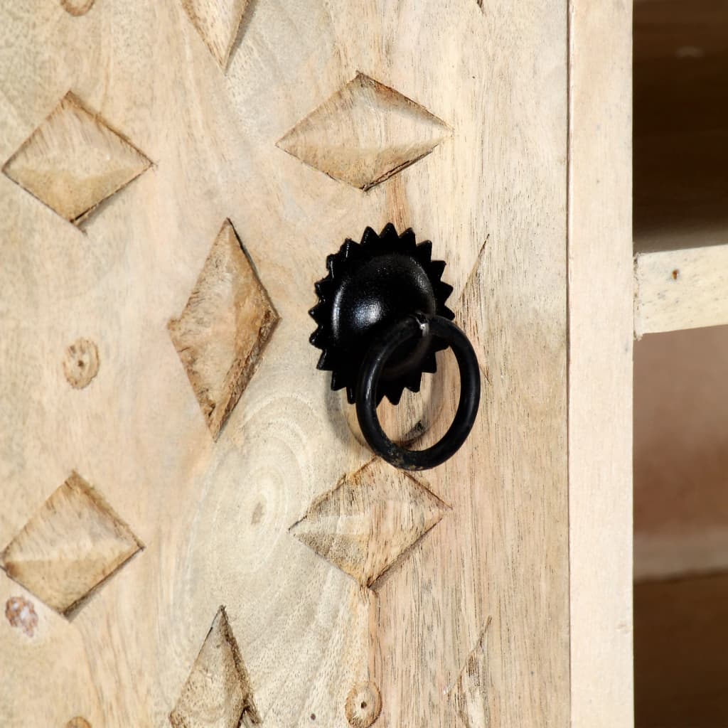 TV Cabinet 110x30x44 cm Solid Mango Wood