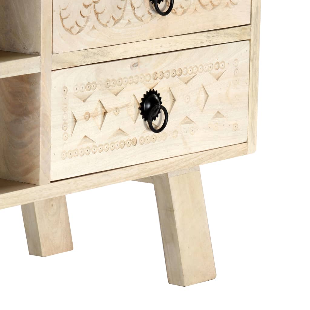 TV Cabinet 110x30x44 cm Solid Mango Wood