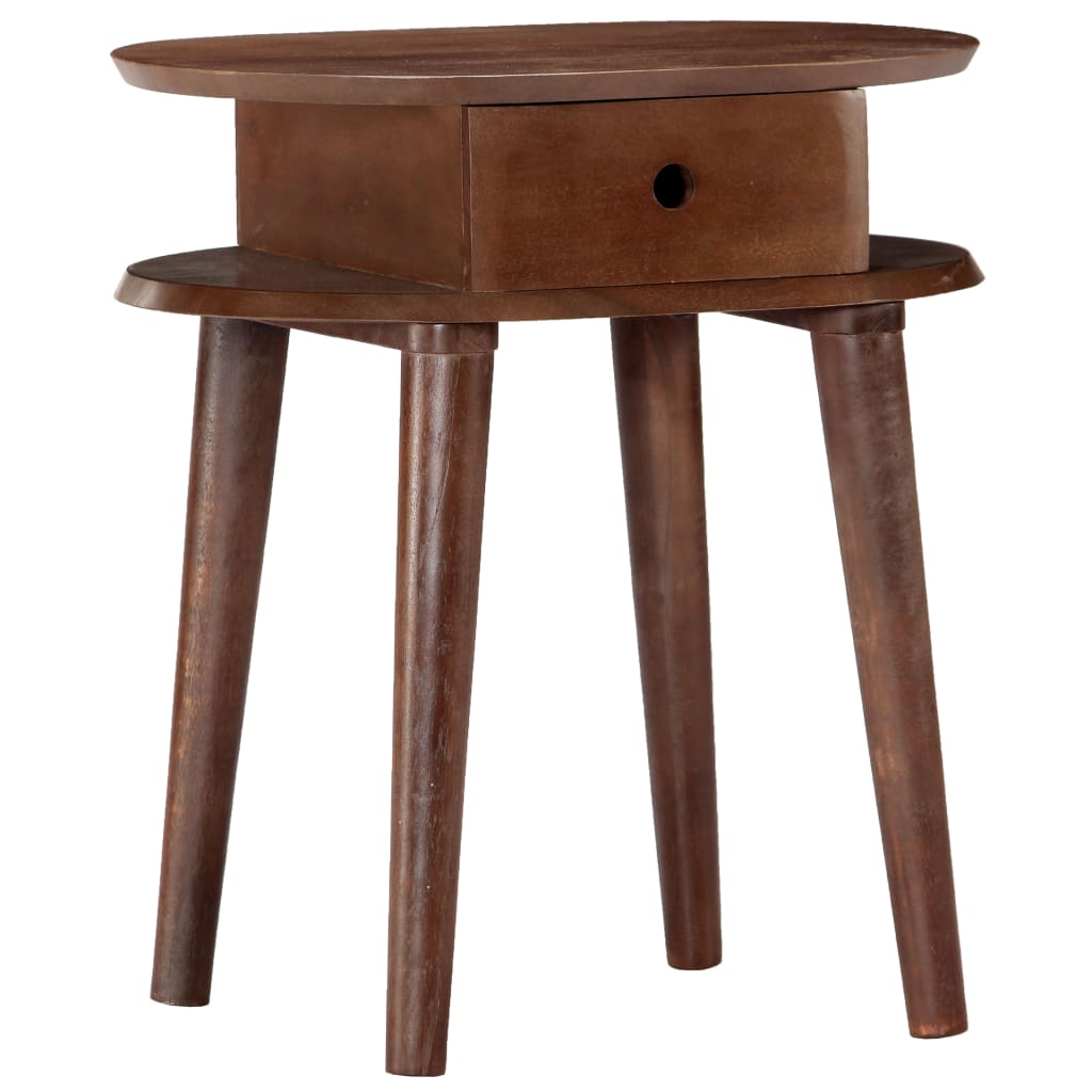 Bedside Cabinet 50x35x55 cm Solid Acacia Wood