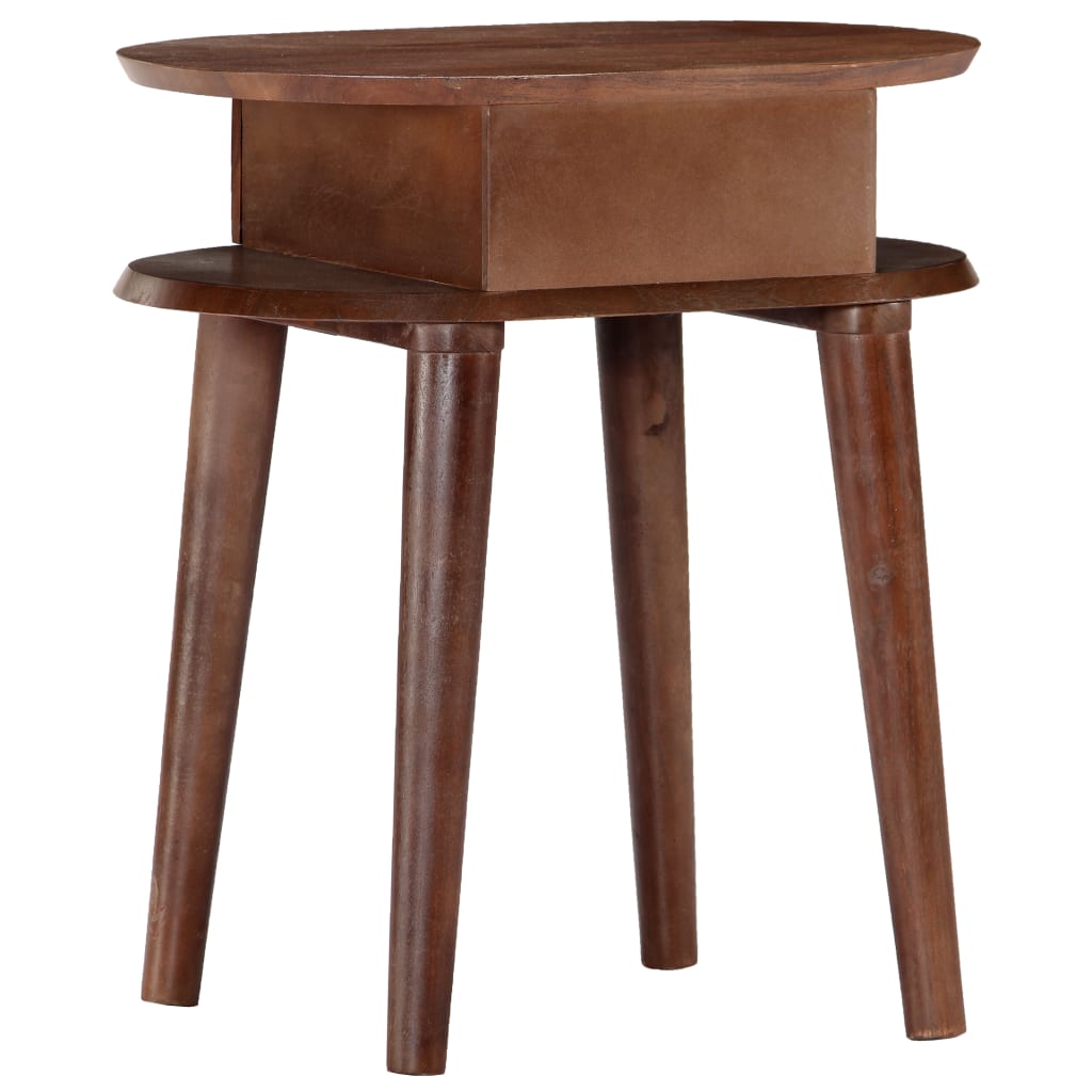 Bedside Cabinet 50x35x55 cm Solid Acacia Wood