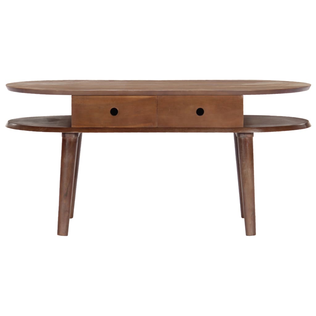 Coffee Table 100x50x46 cm Solid Acacia Wood
