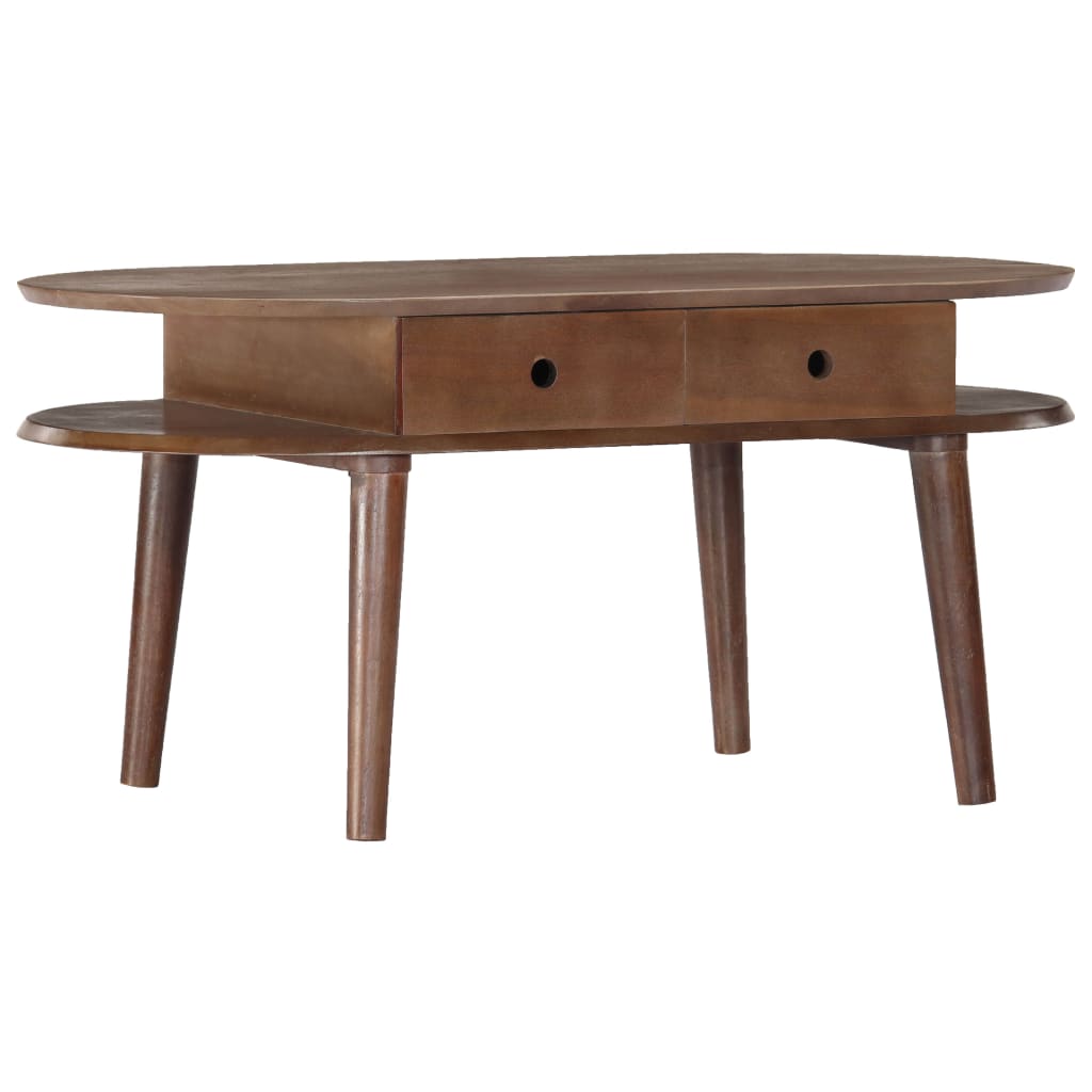 Coffee Table 100x50x46 cm Solid Acacia Wood