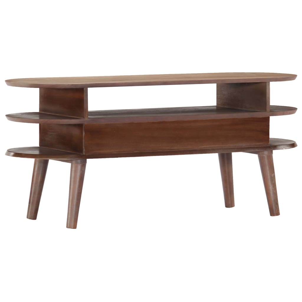 TV Cabinet 110x35x50 cm Solid Acacia Wood