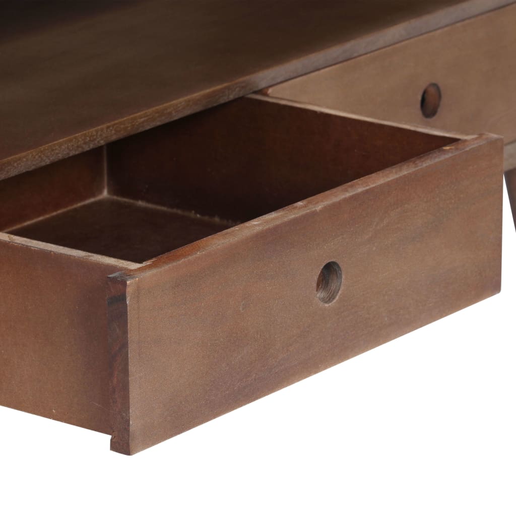 TV Cabinet 110x35x50 cm Solid Acacia Wood