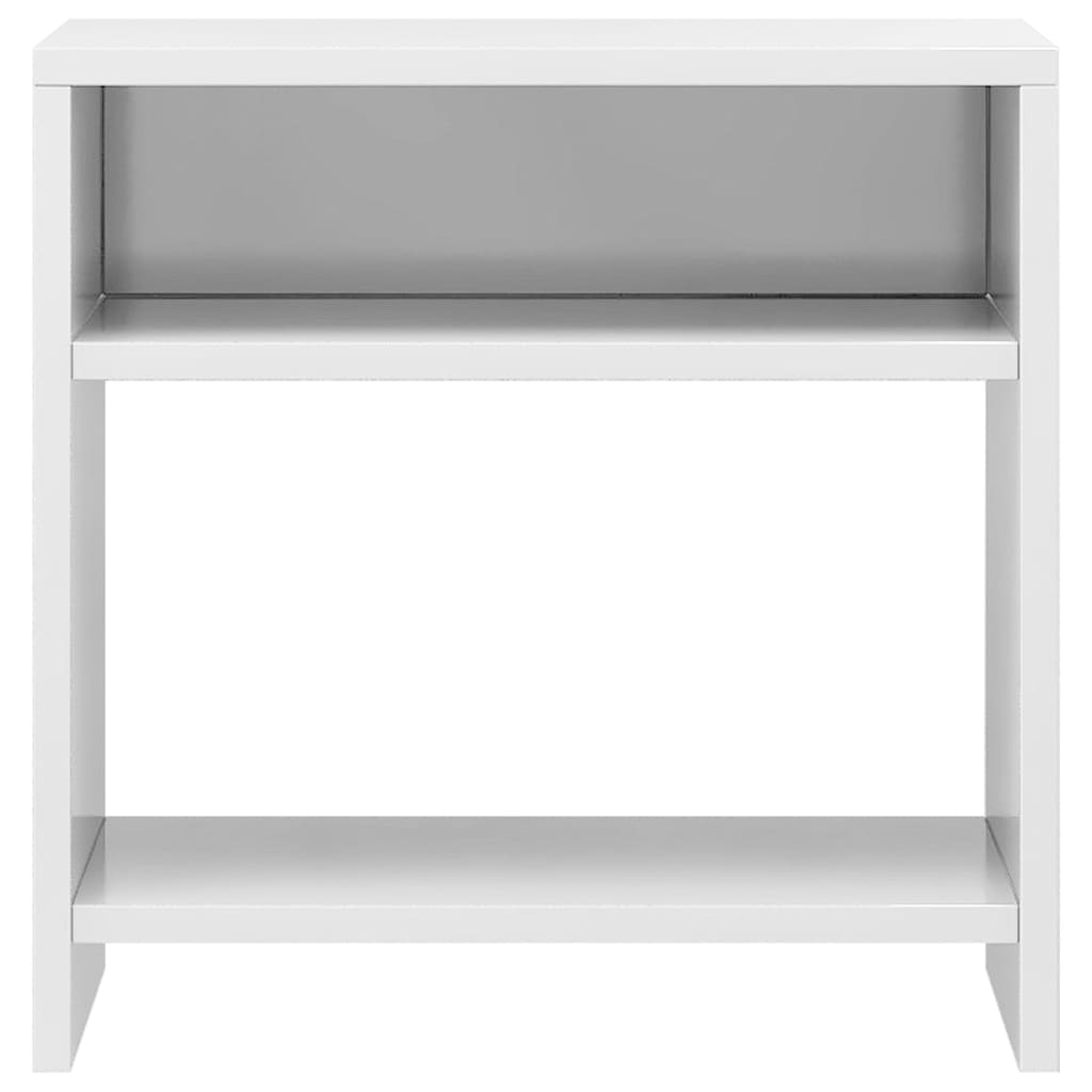 Bedside Cabinet High Gloss White 40x30x40 cm Engineered Wood