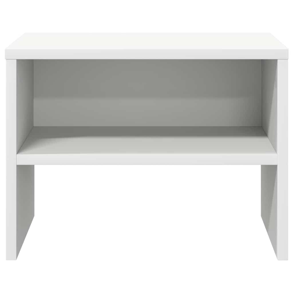 Bedside Cabinet White 40x30x30 cm Engineered Wood