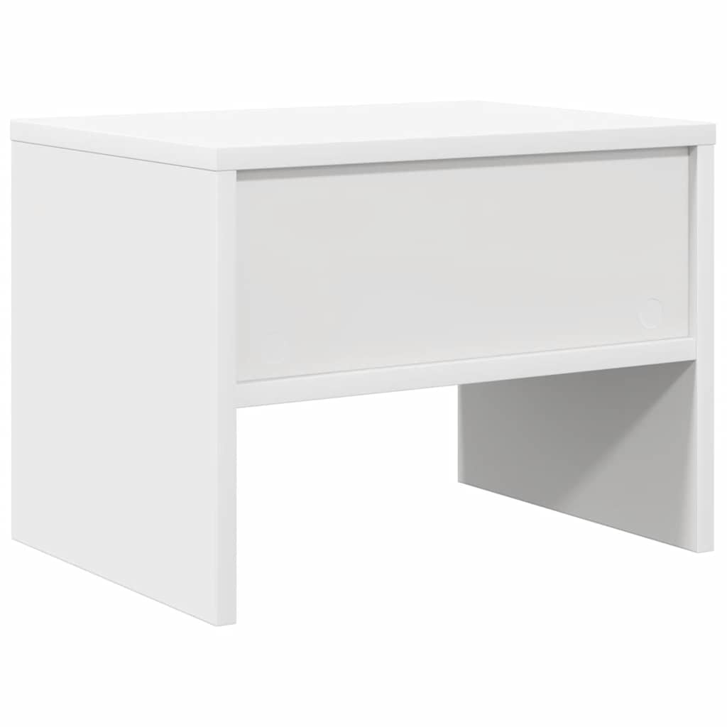 Bedside Cabinets 2 pcs White 40x30x30 cm Engineered Wood