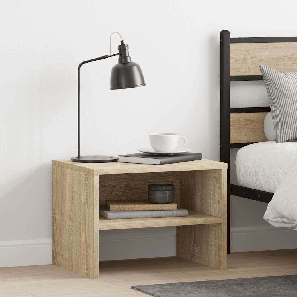 Bedside Cabinet Sonoma Oak 40x30x30 cm Engineered Wood