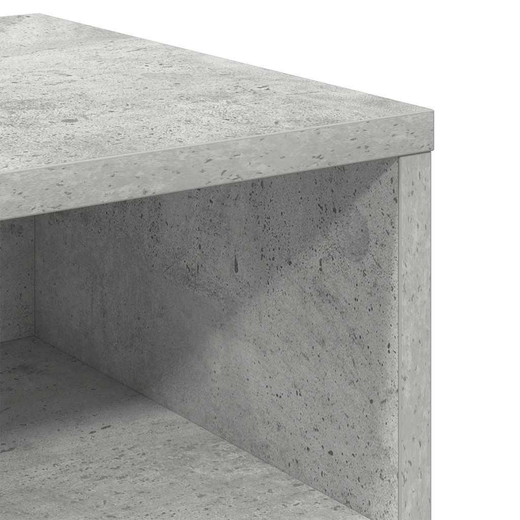 Bedside Cabinet Concrete Grey 40x30x30 cm Engineered Wood