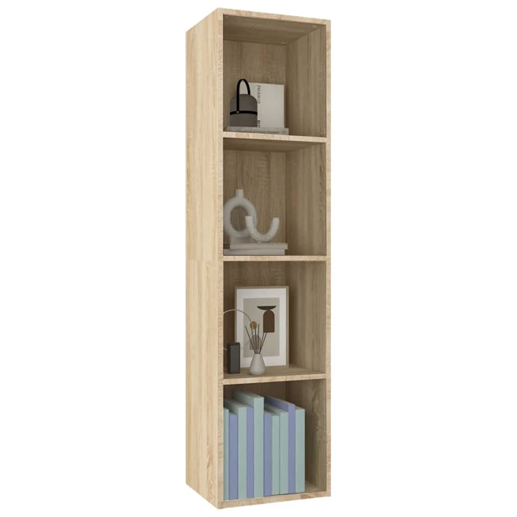 Book Cabinet/TV Cabinet Sonoma Oak 36x30x143 cm Engineered Wood