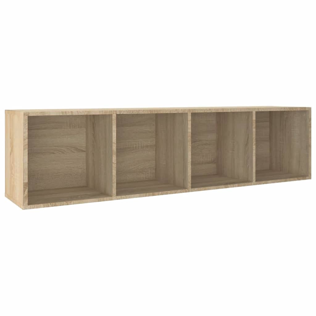Book Cabinet/TV Cabinet Sonoma Oak 36x30x143 cm Engineered Wood