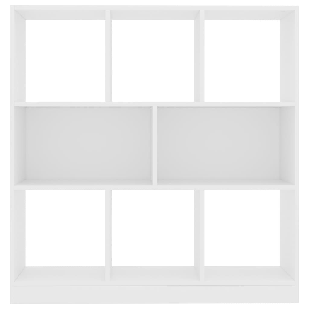 Book Cabinet White 97.5x29.5x100 cm Engineered Wood