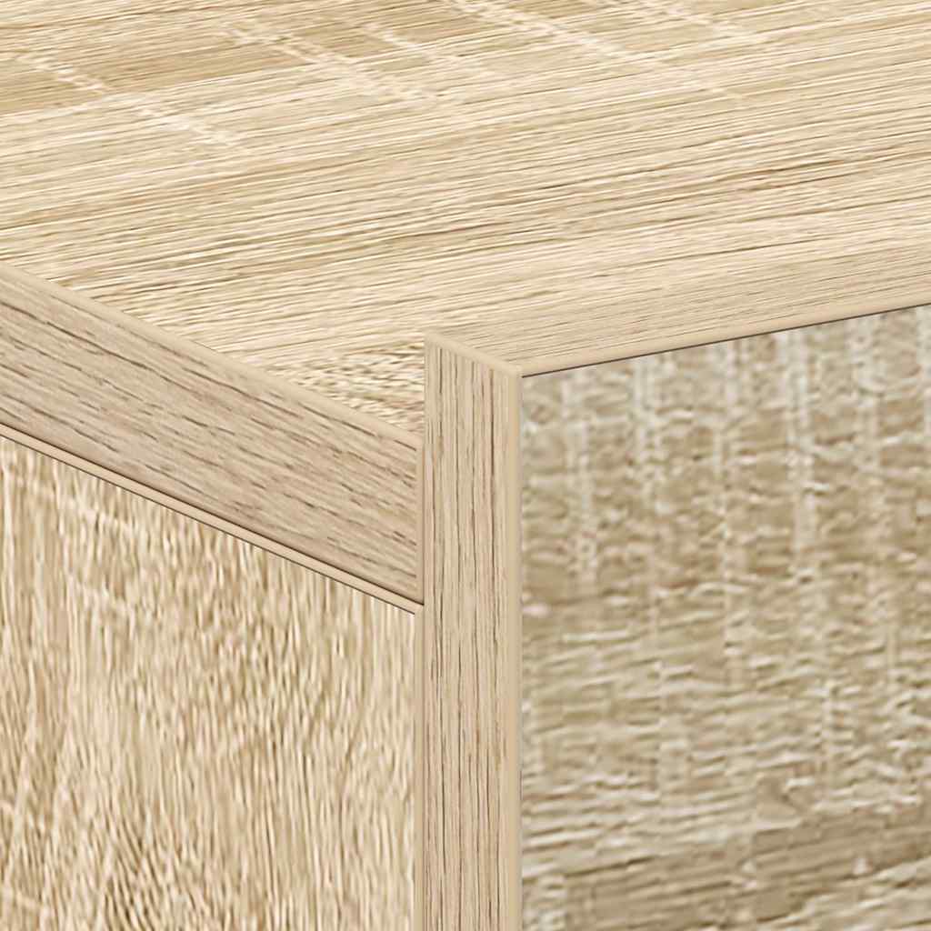 Floating Nightstand Sonoma Oak 40x30x15 cm Engineered Wood