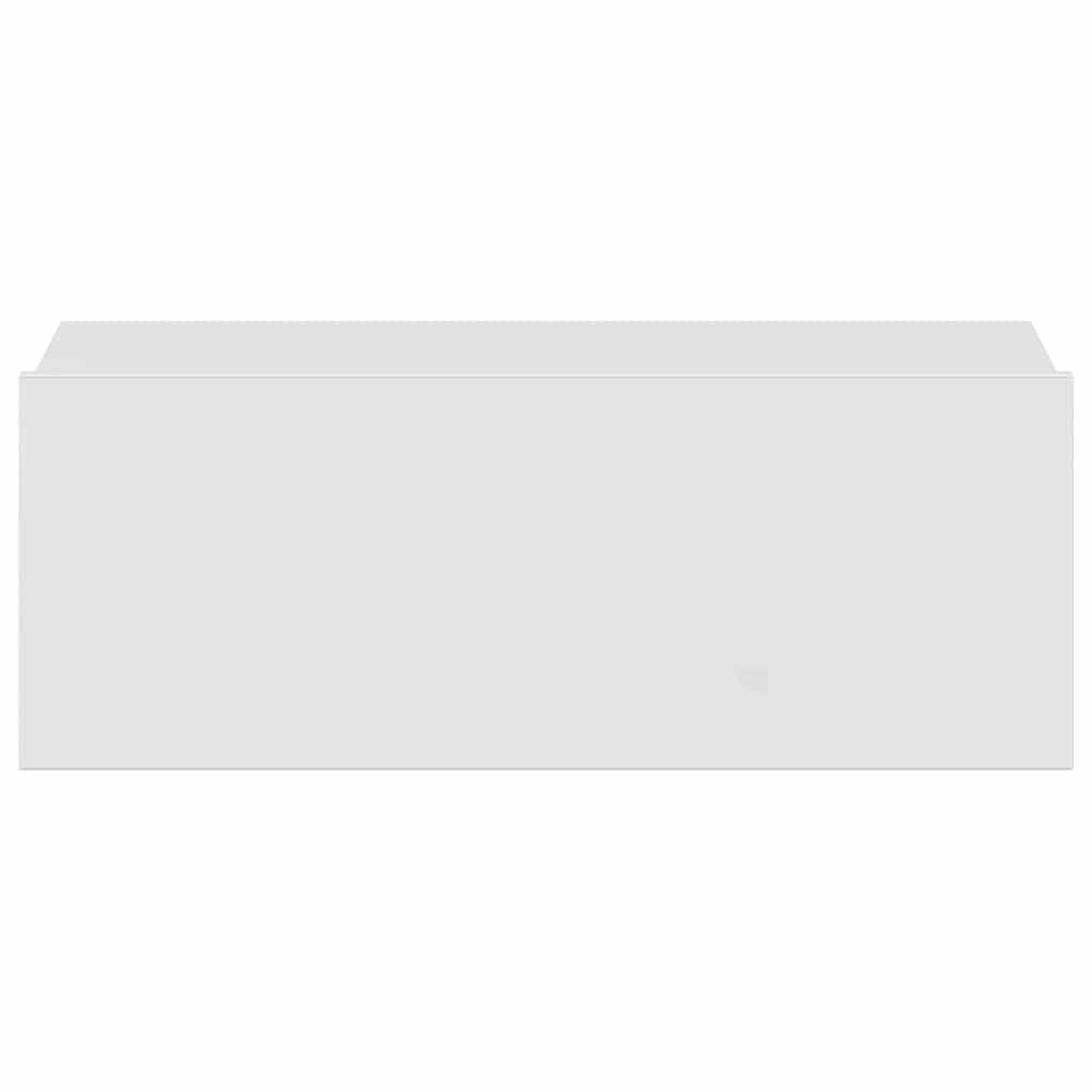 Floating Nightstands 2 pcs High Gloss White 40x30x15 cm Engineered Wood