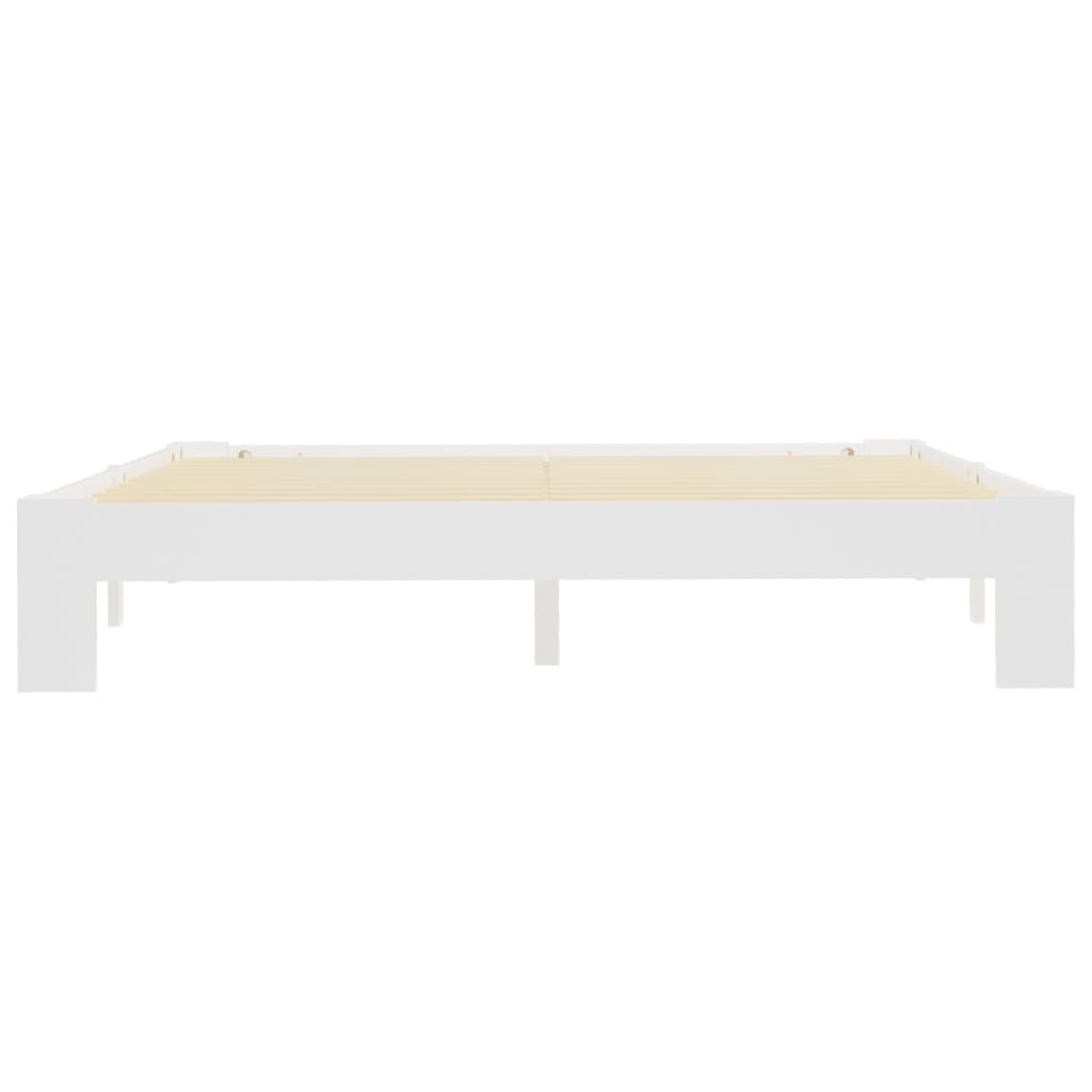 Bed Frame without Mattress Brown 160x200 cm Solid Wood Pine