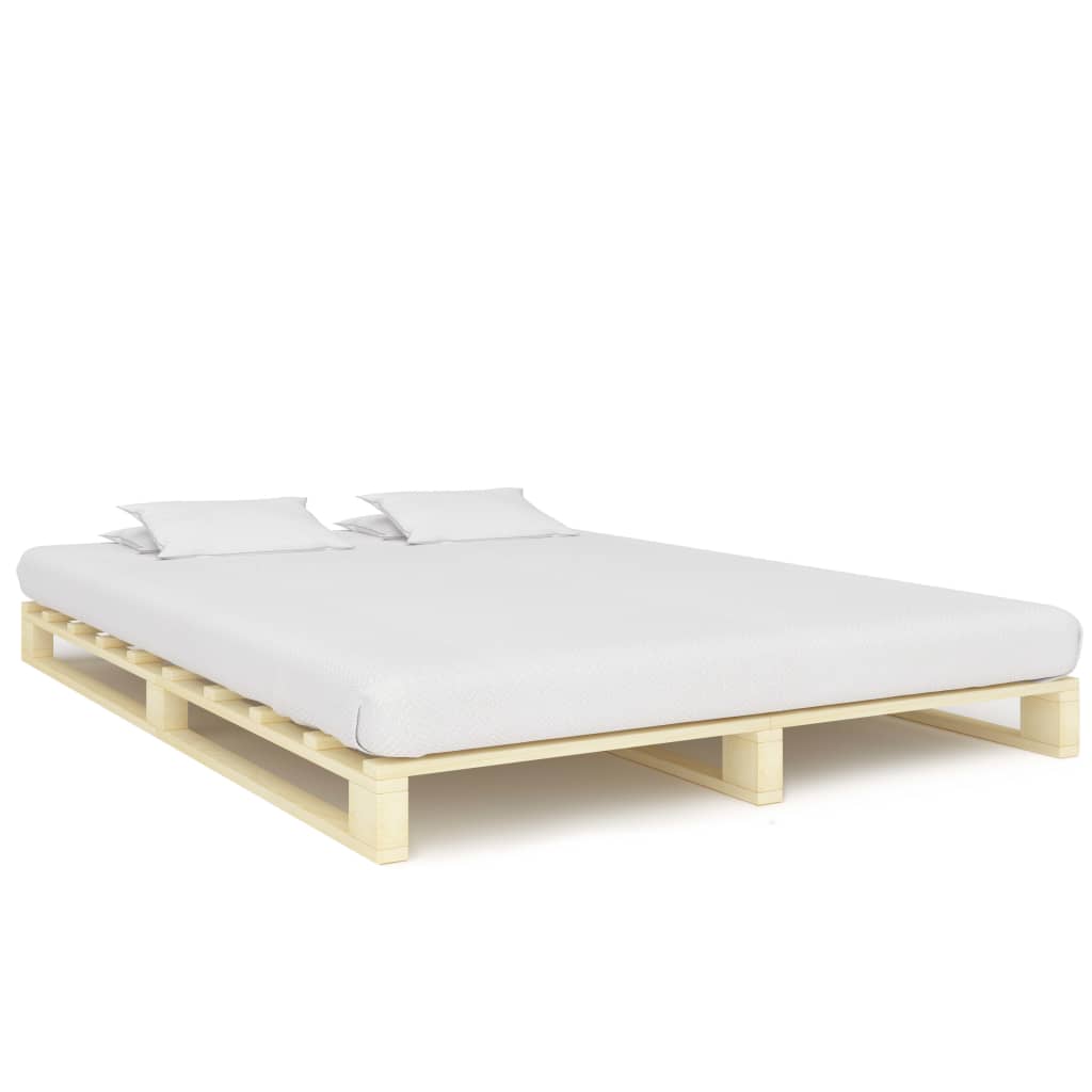 Pallet Bed Frame without Mattress 160x200 cm Solid Wood Pine