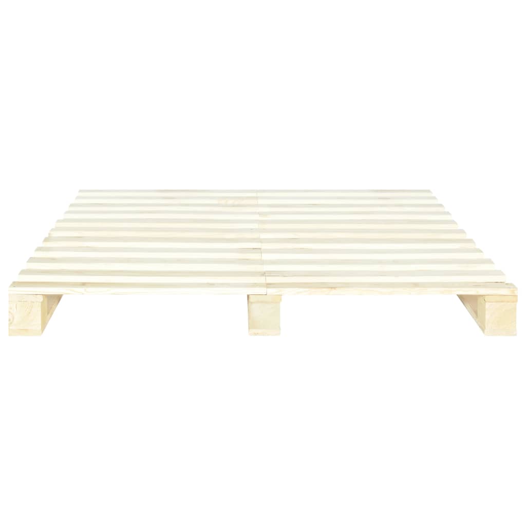 Pallet Bed Frame without Mattress 180x200 cm Super King Solid Wood Pine