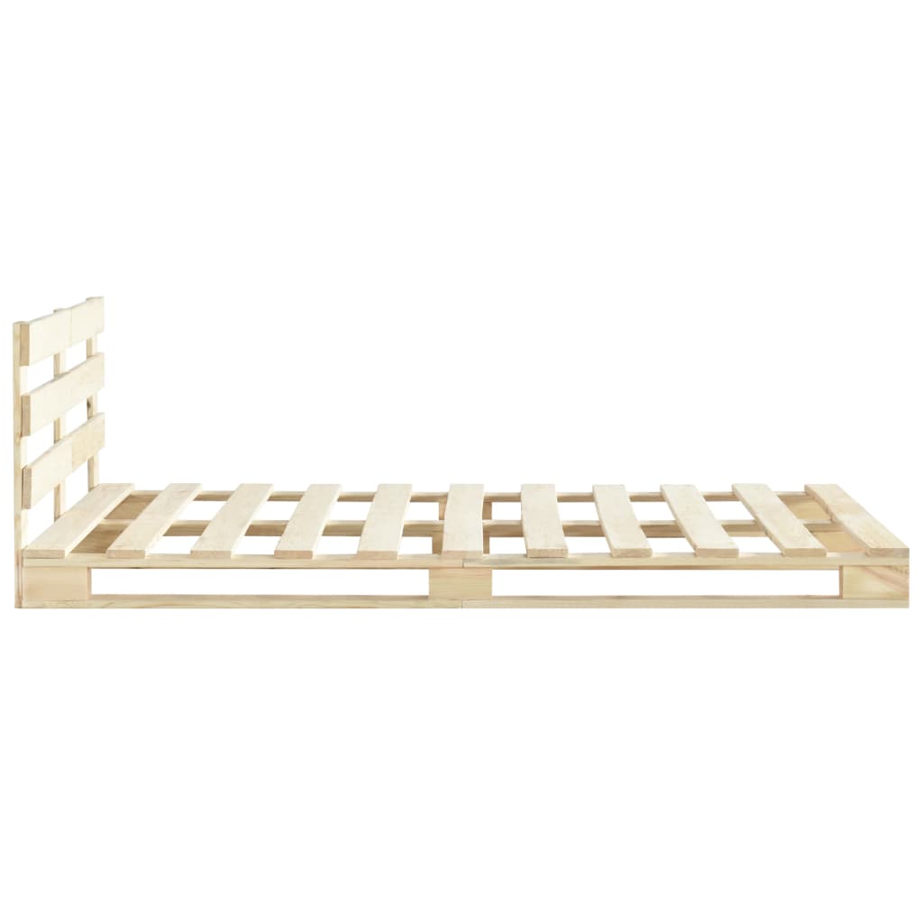 Pallet Bed Frame without Mattress Solid Pine Wood 120x200 cm
