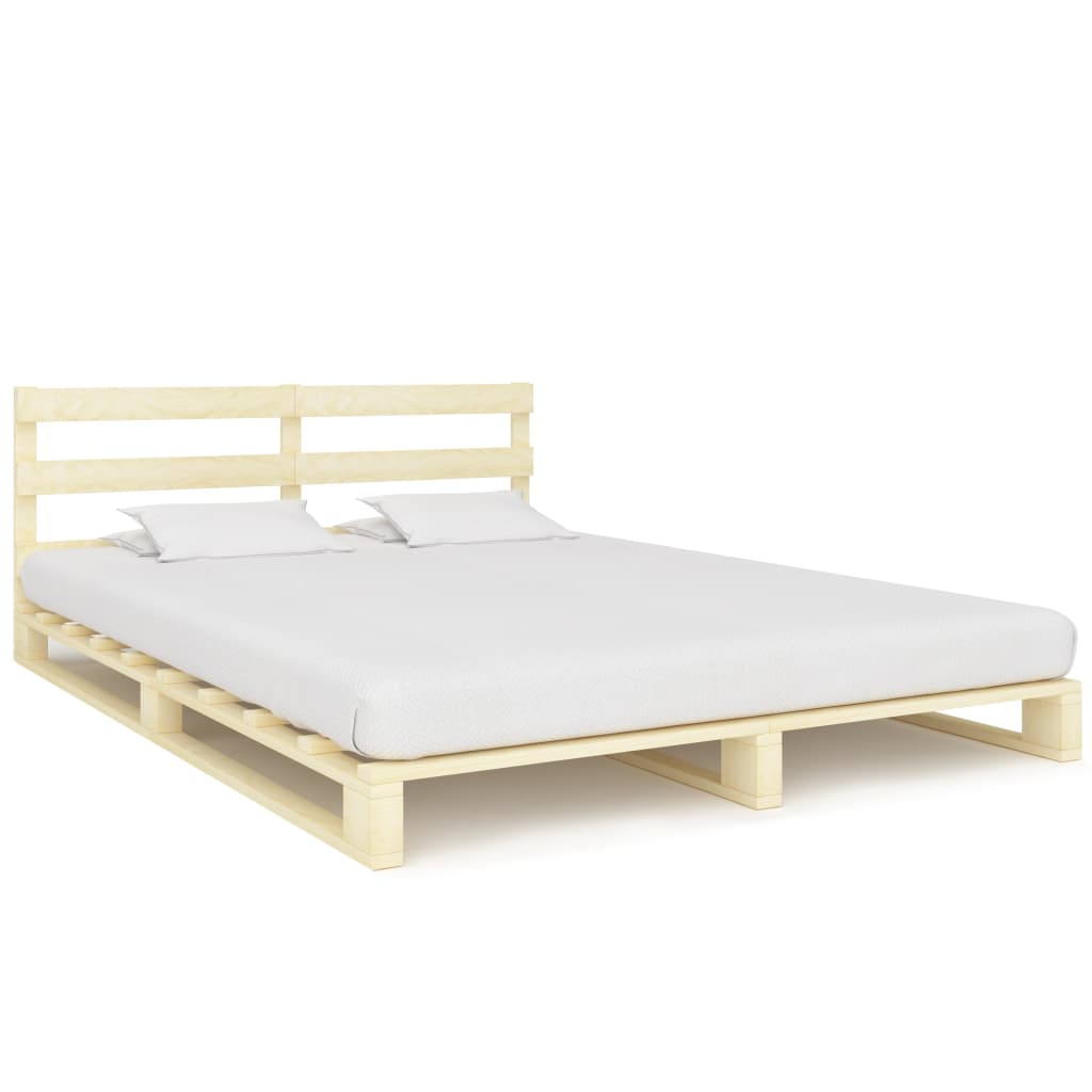 Pallet Bed Frame without Mattress 160x200 cm Solid Wood Pine