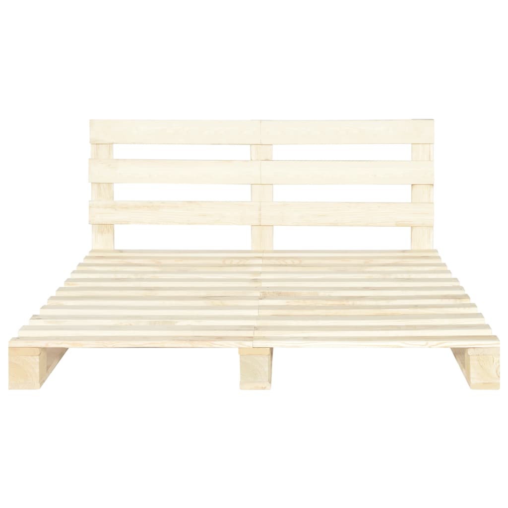 Pallet Bed Frame without Mattress 160x200 cm Solid Wood Pine