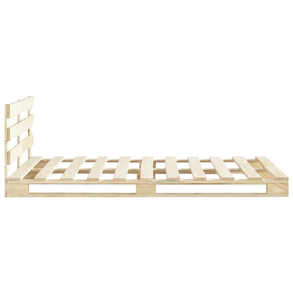 Pallet Bed Frame without Mattress 160x200 cm Solid Wood Pine