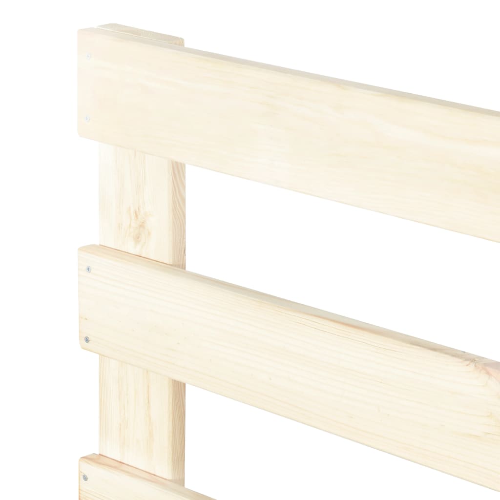 Pallet Bed Frame without Mattress 160x200 cm Solid Wood Pine