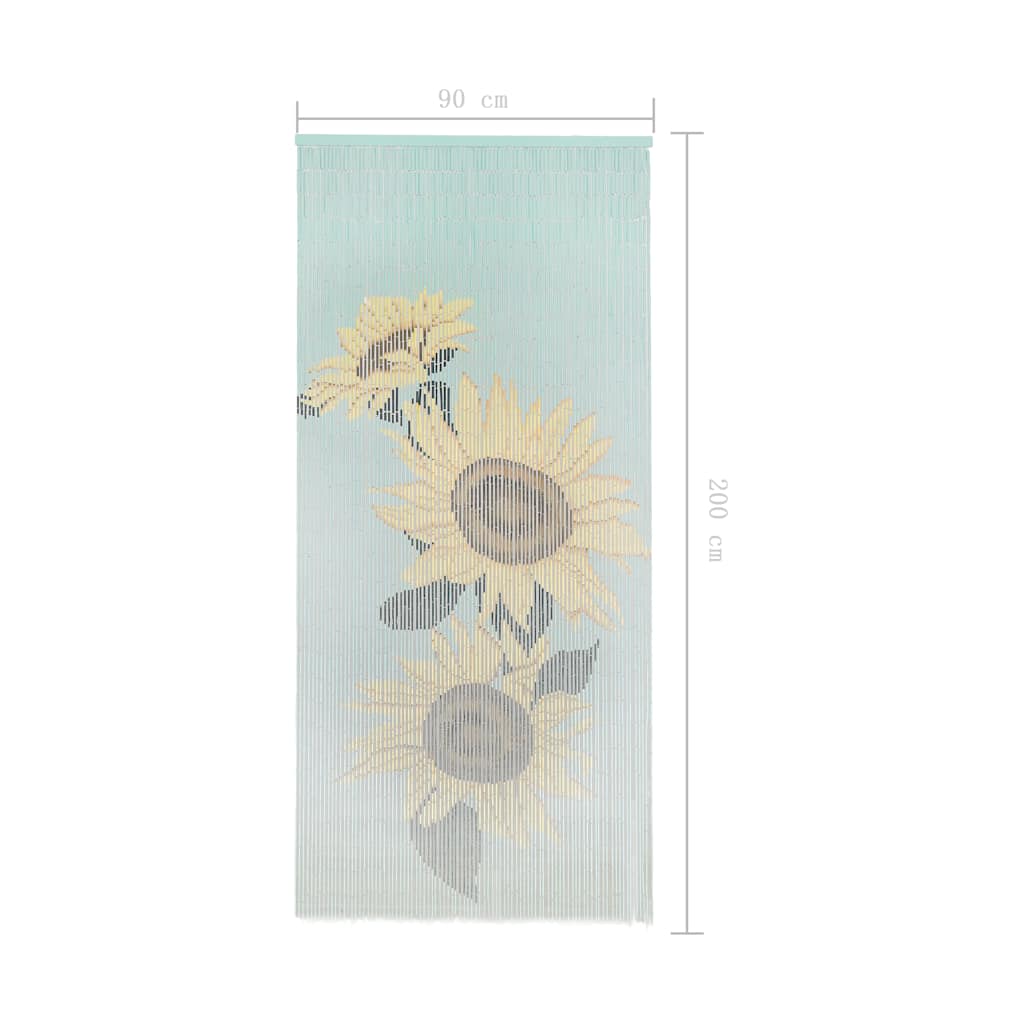 Insect Door Curtain Bamboo 90x200 cm