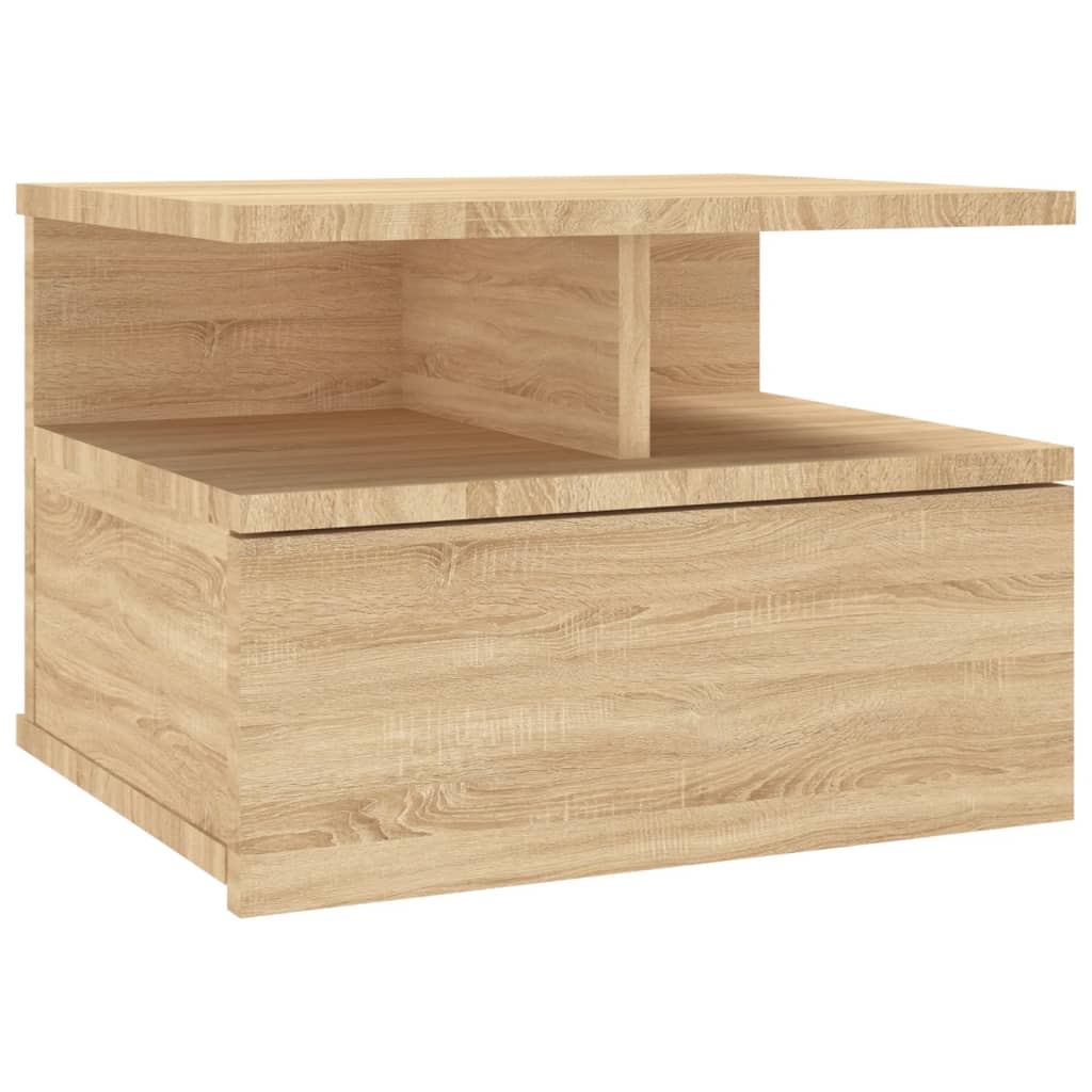 Floating Nightstand Sonoma Oak 40x31x27cm Engineered Wood