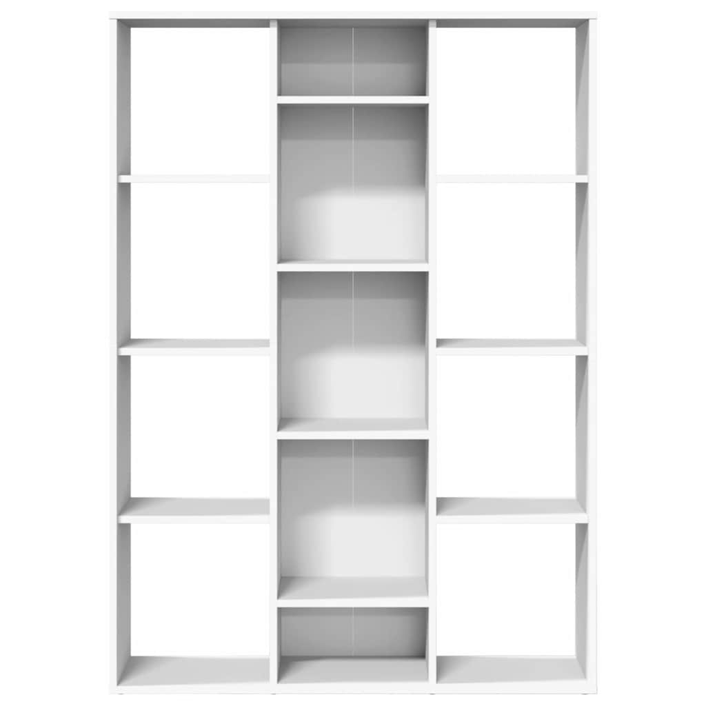 Room Divider/Book Cabinet White 100x24x140 cm Engineered Wood