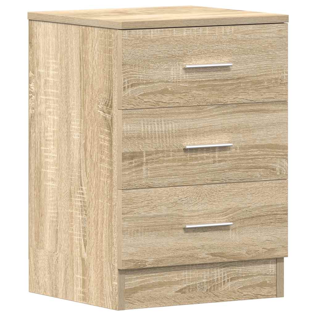 Bedside Cabinet Sonoma Oak 38x35x56 cm Engineered Wood