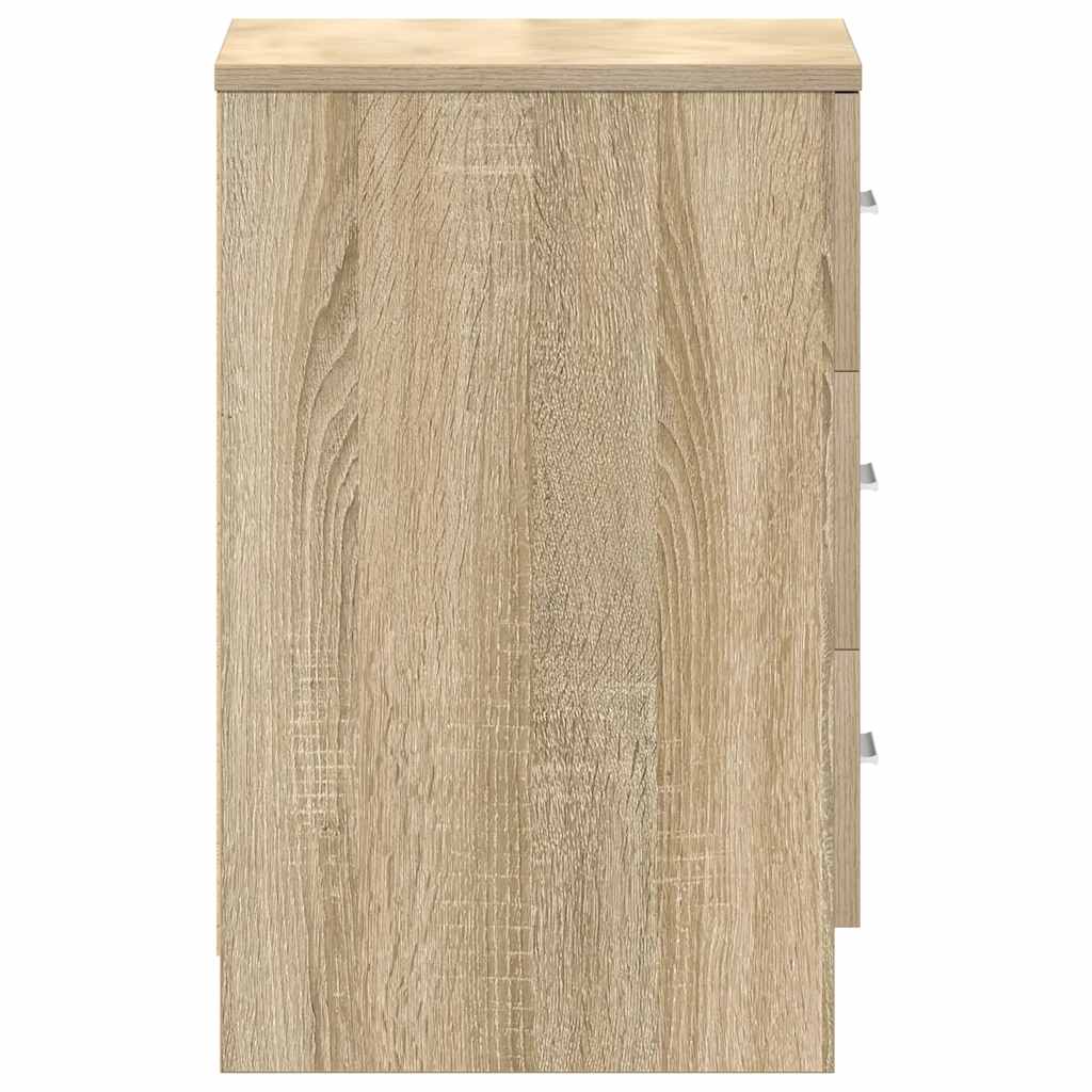 Bedside Cabinets 2 pcs Sonoma Oak 38x35x56 cm Engineered Wood
