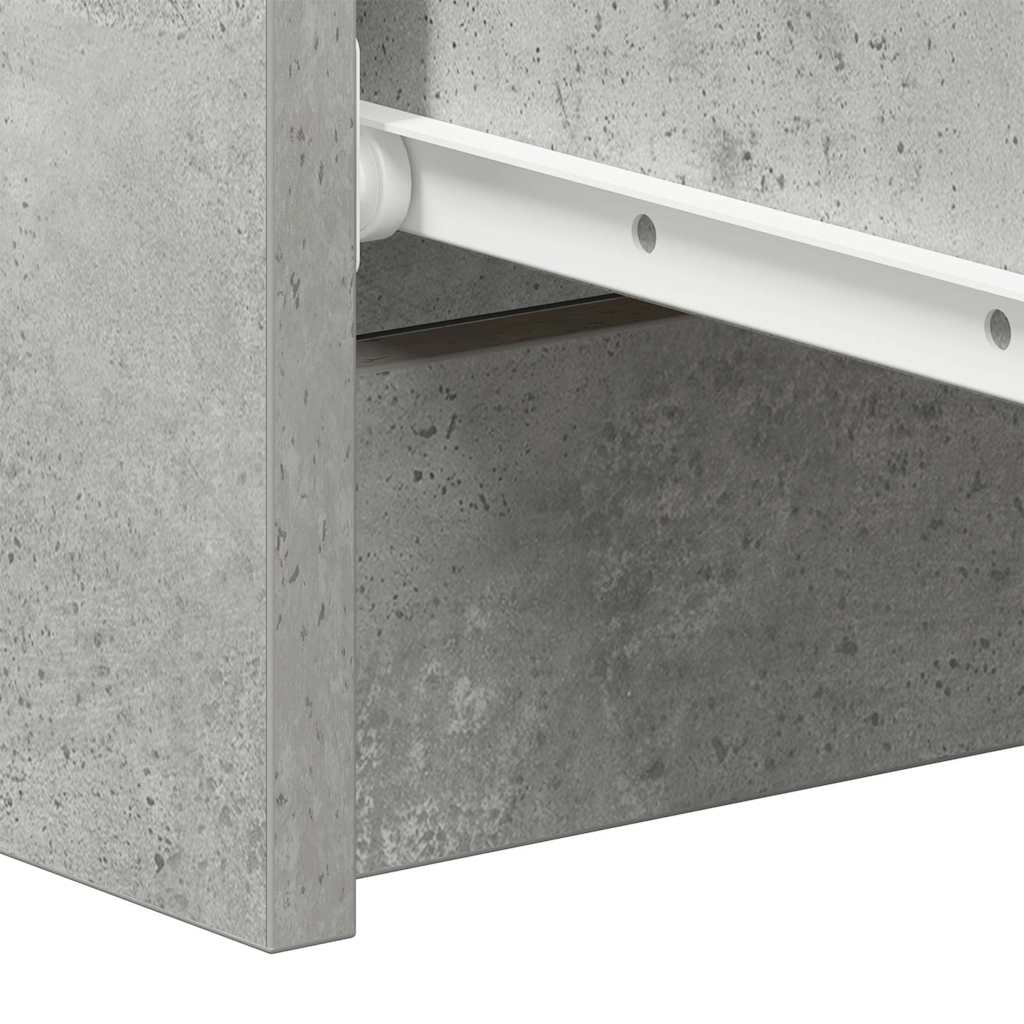 Sideboard Concrete Grey 60x35x98.5 cm Engineered Wood