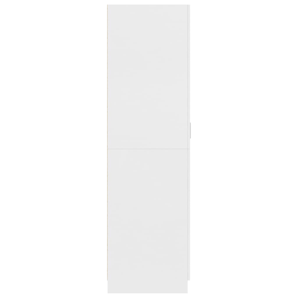 Wardrobe White 80x52x180 cm Engineered Wood