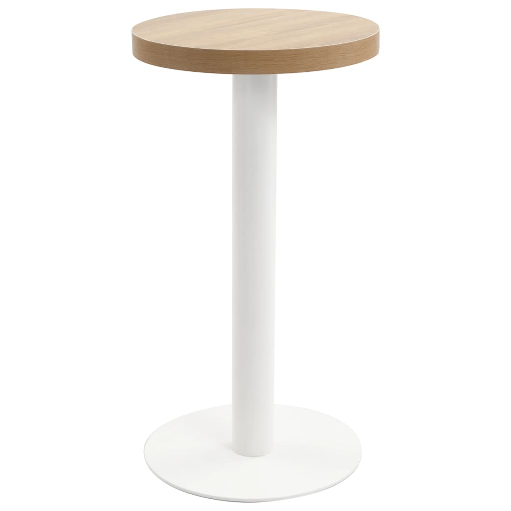 Bistro Table Light Brown 40 cm MDF