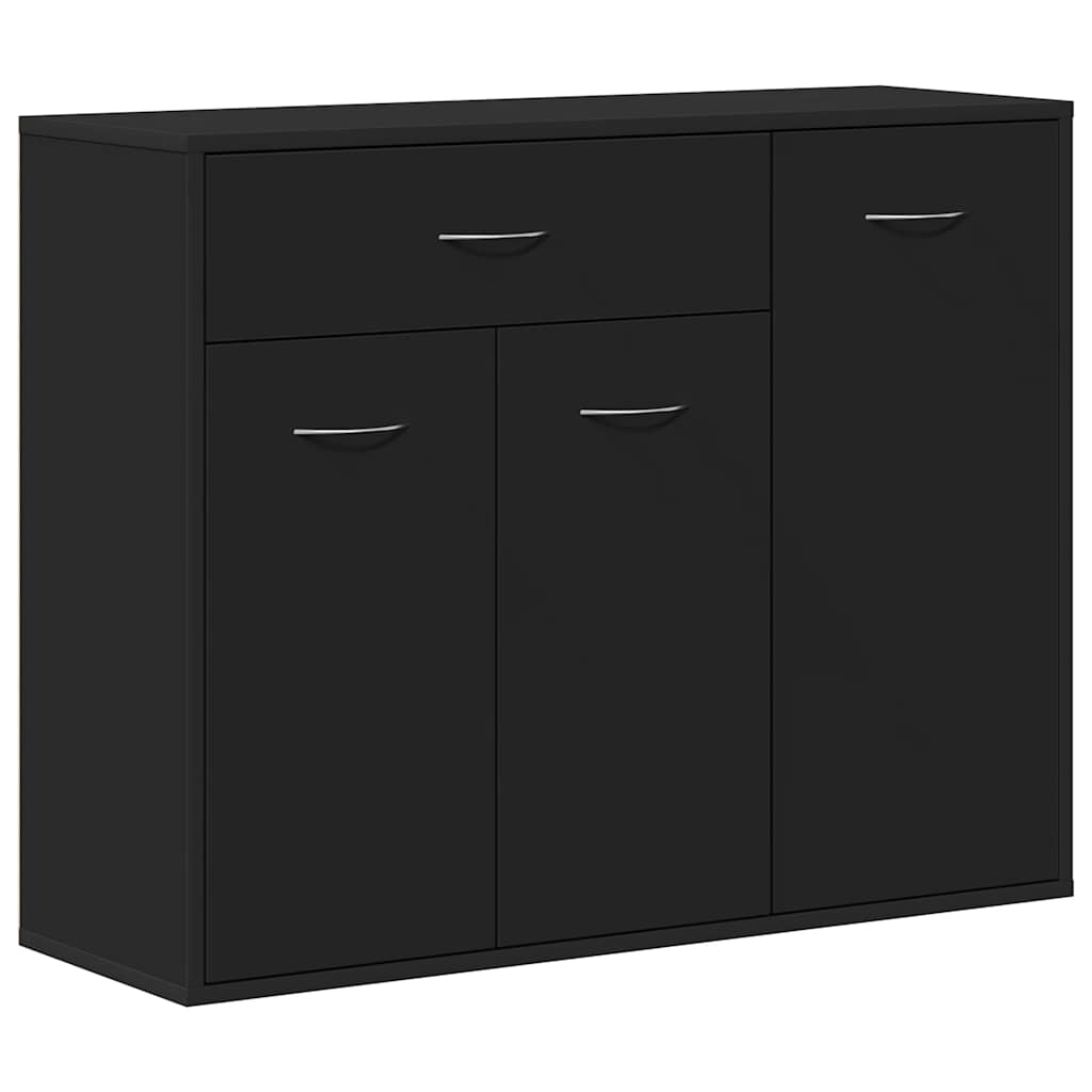 Sideboard Black 88x30x70 cm Engineered Wood
