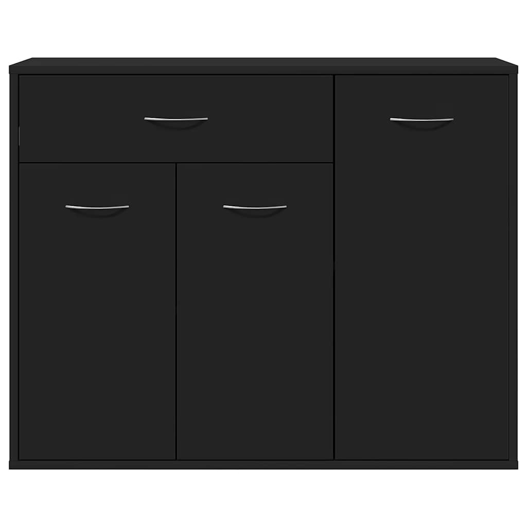 Sideboard Black 88x30x70 cm Engineered Wood