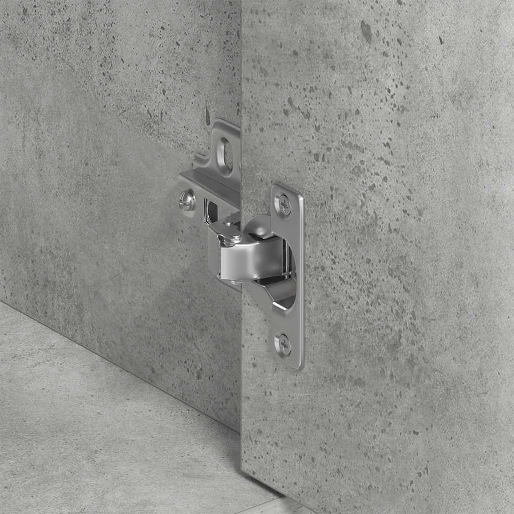 Sideboard Concrete Grey 88x30x70 cm Engineered Wood