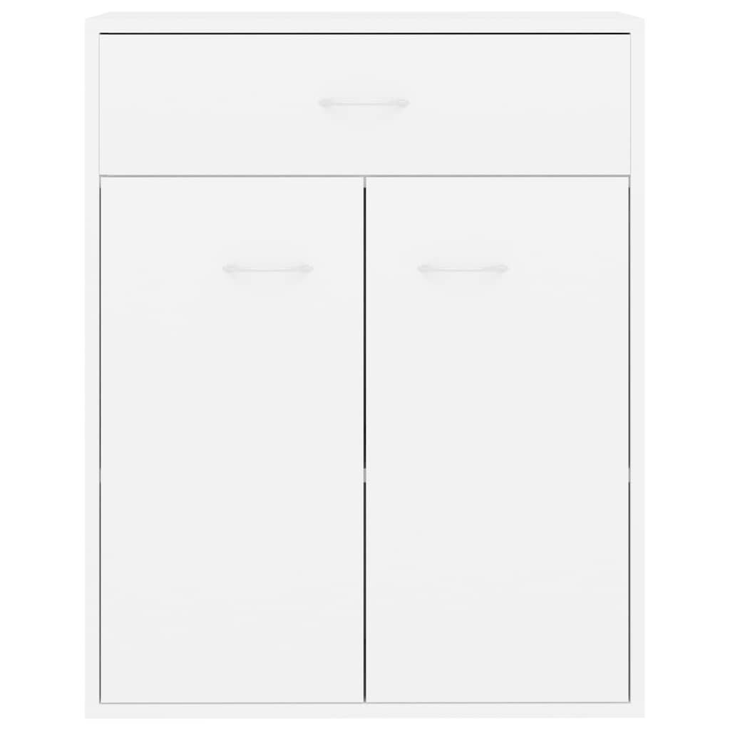 Sideboard White 60x30x75 cm Engineered Wood
