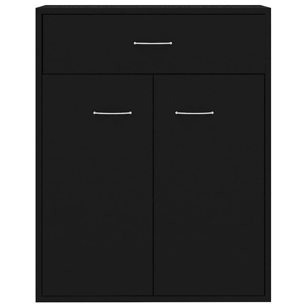 Sideboard Black 60x30x75 cm Engineered Wood