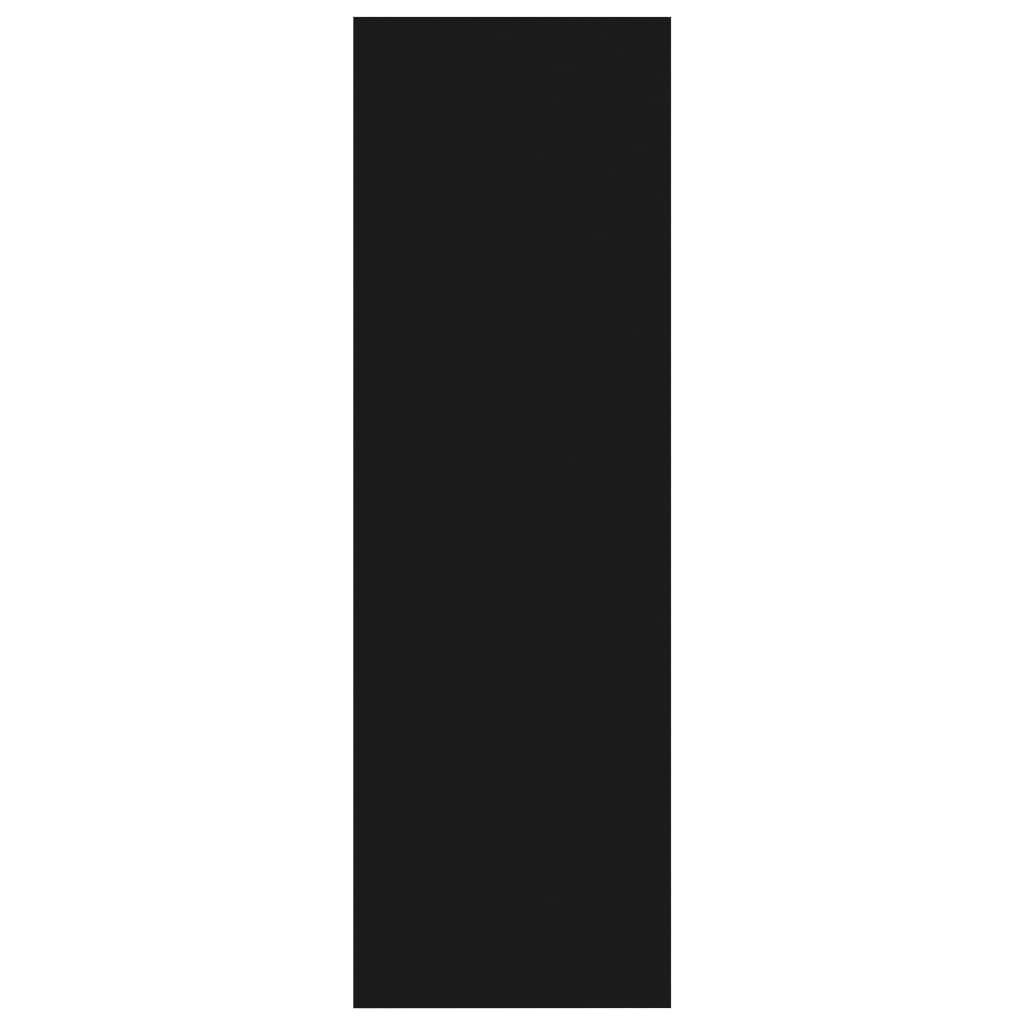 Bookshelf Black 40x24x75 cm Engineered Wood